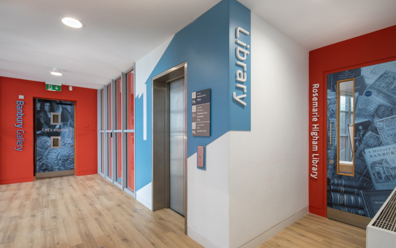 Higham Library Museum Library gets Graphic Treatment - Oxford Architects